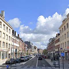 Une rue de la ville d'Amiens dans laquelle est située l'Étude Margolle Barbet & Monchaux, commissaires de justuce
